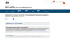 Desktop Screenshot of eu.mission.gov.au