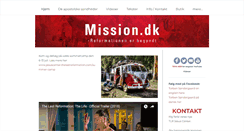 Desktop Screenshot of mission.dk