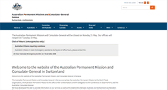 Desktop Screenshot of geneva.mission.gov.au